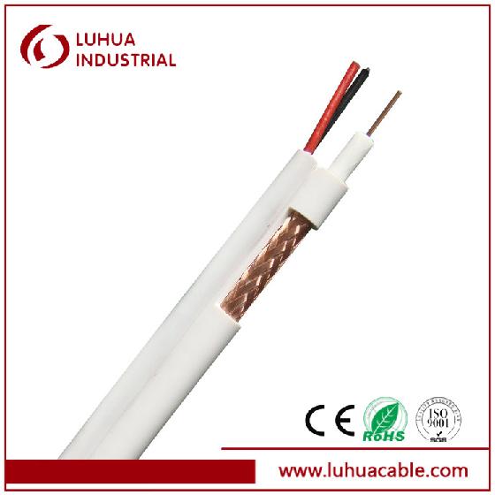 RG59 Coaxial cable with Power White